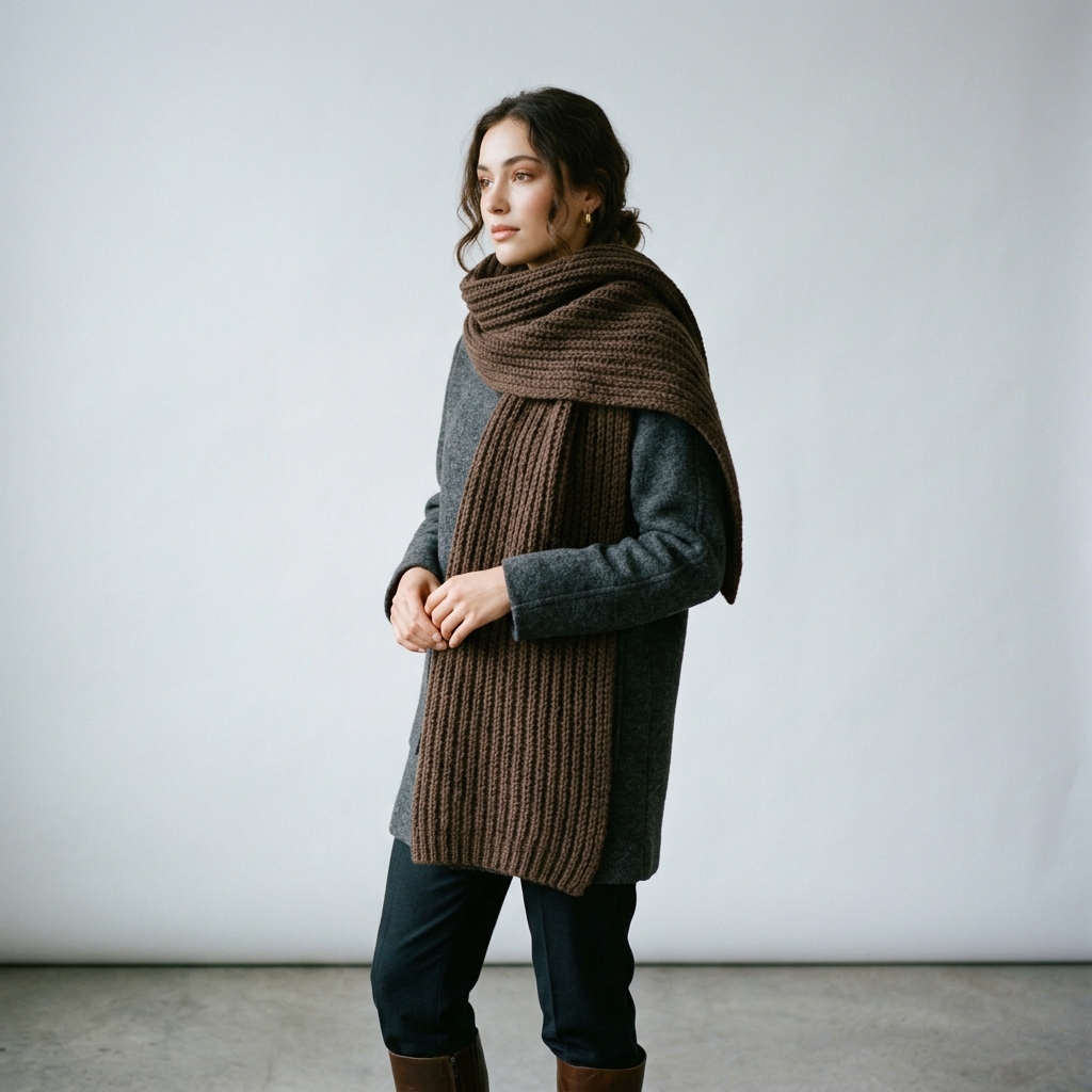 English Rib Scarf