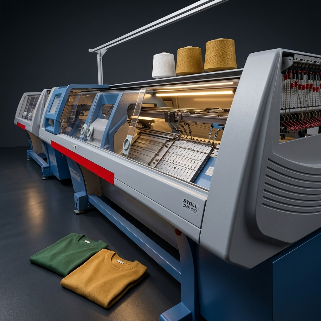 Flat knitting machine